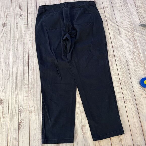 Jones New York The Chino Pants Women’s Cotton Spandex Blend Navy Blue size 10 - Picture 2 of 10